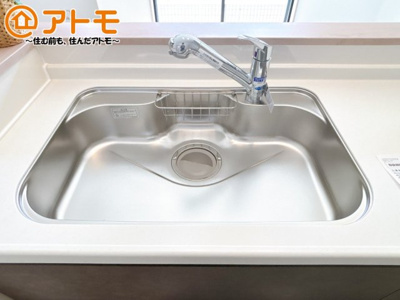 【設備】 | 駿東郡清水町伏見409番　新築一戸建て　D号棟 | 広いシンクは使い勝手良好です♪