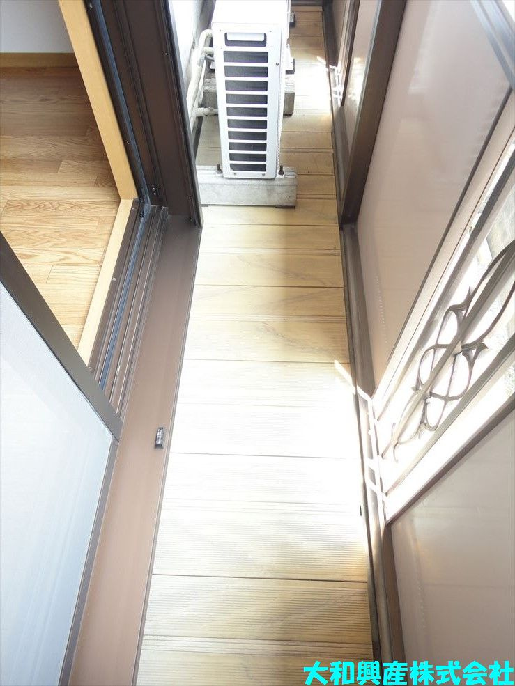 グリーンヴィラのバルコニー