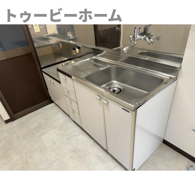 上の台Nスカイのキッチン|コンパクトなキッチンで掃除もラクラク