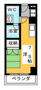焼津市本町５丁目の賃貸マンションの間取り