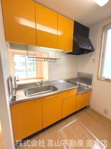 ヴィサージュ本城D棟のキッチン