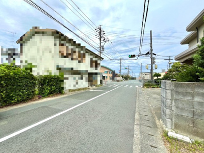 【前面道路含む現地写真】 | 磐田市川袋　住宅敷地 | 前面道路含む現地写真です