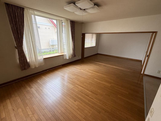 網走市向陽ヶ丘３丁目１０戸建ての居間・リビング