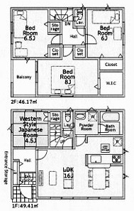 【間取り】 | 比企郡川島町伊草　新築分譲　東武東上線『川越駅』バス21分　【伊草小学区】