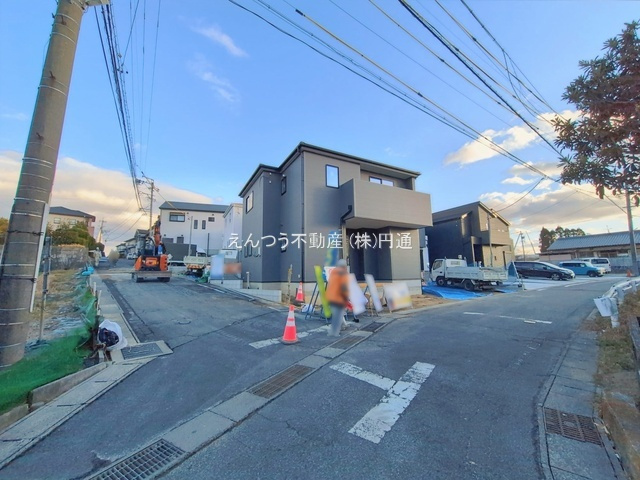 リーブルガーデン山の田町の前面道路含む現地写真