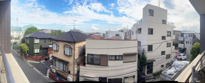 【展望】 | グローリオヒルズ西馬込 | バルコニーからの南側の眺望です。眺望良好、日当たりも良好です。