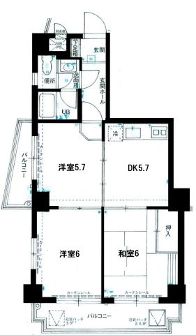 【間取り】 | セザール西品川