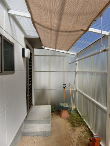 富益町中古住宅の庭