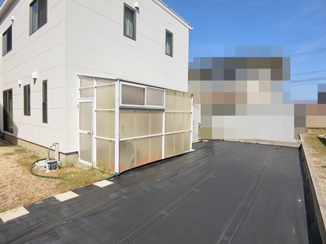 富益町中古住宅の庭