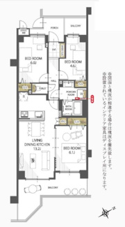 【間取り】 | 藤和ライブタウン津田沼Ⅱ