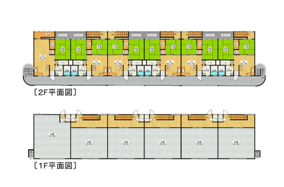 八千代市高津の店付住宅の間取り