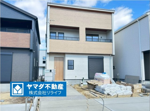 ブルーミングガーデン　江南市和田町本郷　全3区画分譲の外観|■2号棟
■YAMADA電機の　ヤマダ不動産　株式会社リライフ　一宮店■
【長期優良住宅認定】仕様のおうち！
東栄住宅の家は、全棟「耐震等級３級」「設計・住宅性能評価書取得」で信頼の高い住宅です。