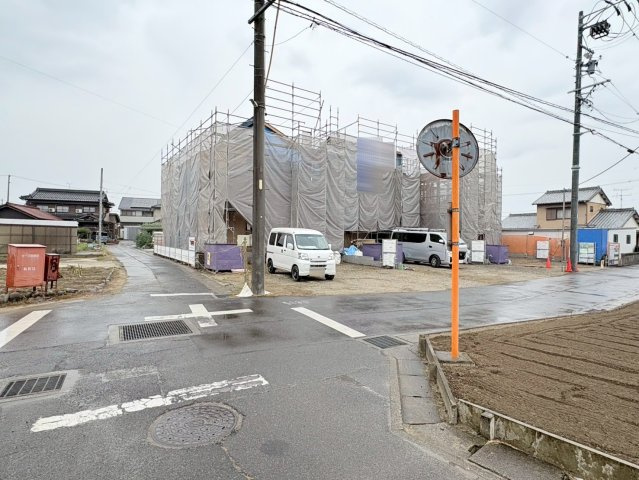 ブルーミングガーデン　江南市和田町本郷　全3区画分譲の外観|「現地（2025年10月28日）撮影」　
■全体写真　
■ヤマダ不動産　株式会社リライフ　