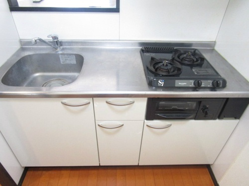 熊本市中央区上水前寺１丁目の賃貸マンションのキッチン