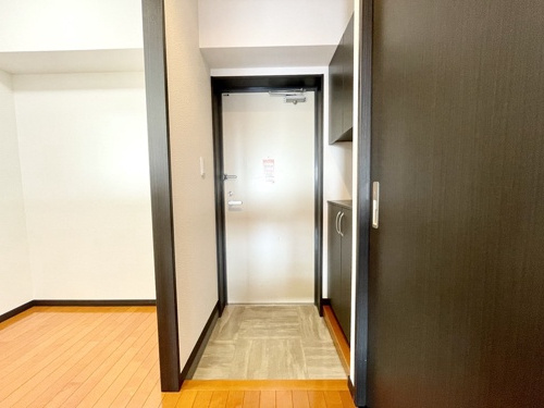 熊本市中央区上水前寺１丁目の賃貸マンションの玄関