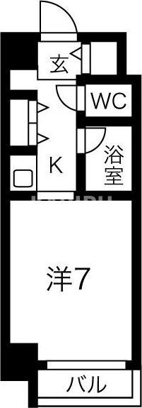 片町コートの間取り