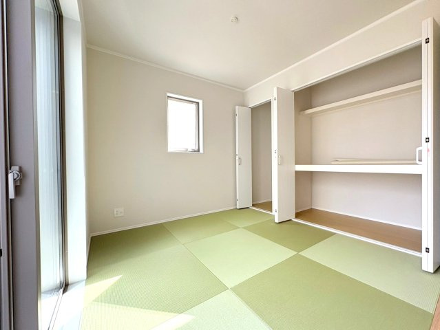 ダイマルタウン　岐阜市高田４丁目第２　全２区画分譲の和室|一室あると便利な和室は、ご来客時はもちろん、お子様のお昼寝や遊び場、寝室としてもご利用いただけます。