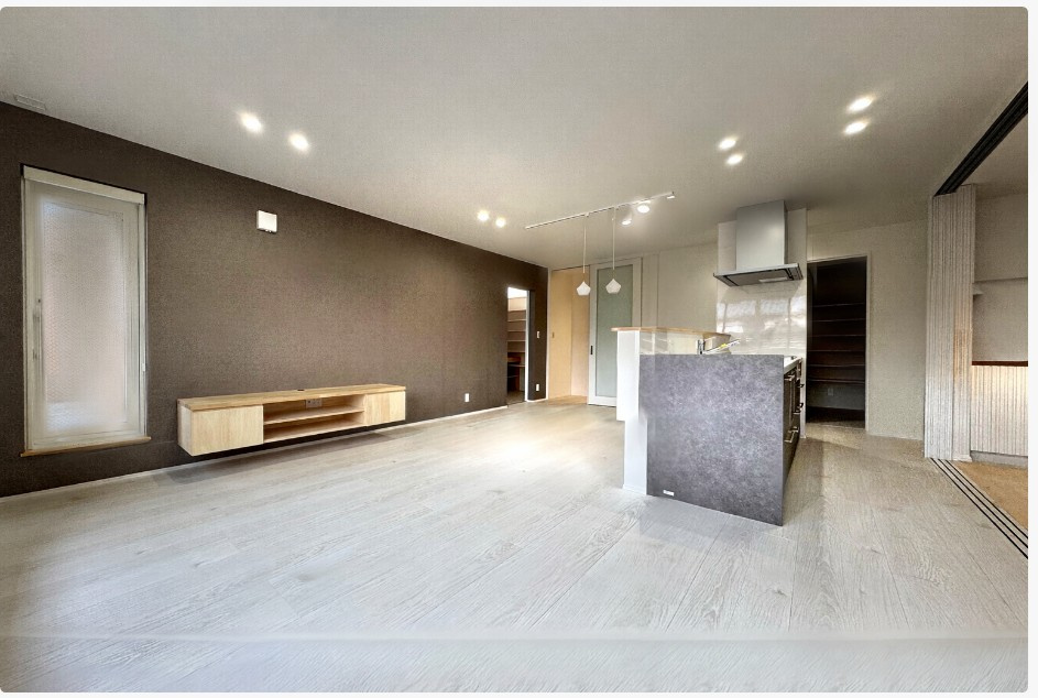 中央区下所島1丁目　新築戸建　1号棟の居間・リビング