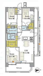 【間取り】 | 戸田公園第3ローヤルコーポ