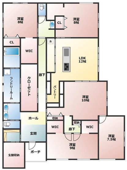 【間取り】 | 潤野1141-9戸建
