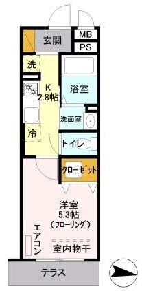 スプルース　ヴィラの間取り