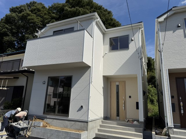 柏市花野井新築戸建（花野井第10）の外観|1号棟外観・完成済み内覧可能です！