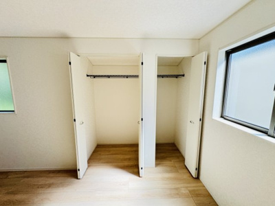 【収納】 | 柏市花野井新築戸建（花野井第10） | 6.75帖洋室収納・クローゼット２つでたっぷり収納♪