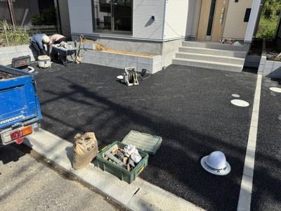 【駐車場】 | 柏市花野井新築戸建（花野井第10） | 1号棟駐車スペース・並列2台駐車可