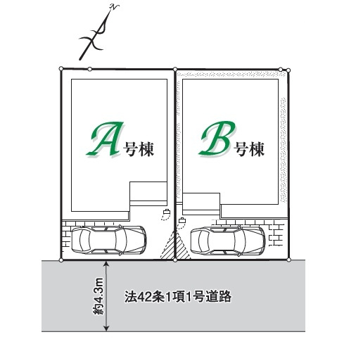 【区画図】 | 富士見市羽沢2期　全2棟　A号棟 | A号棟