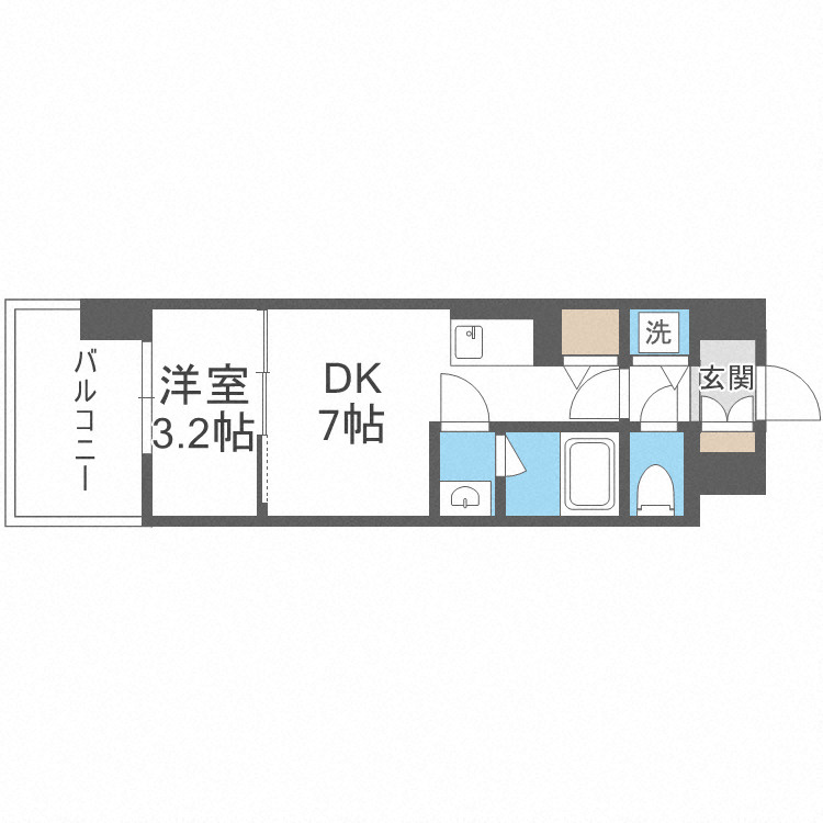 リヴェント難波サウスの間取り