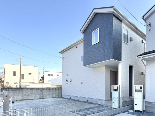 【新築戸建】高崎石原24-1期の外観|■外観｜土日のご見学はもちろん、平日・夜間のご案内も大歓迎です♪「今から見たい」や「仕事終わりに見たい」にもご対応できますのでお気軽にお問い合わせください♪