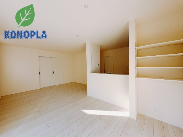 【新築戸建】高崎石原24-1期の居間・リビング|■リビング｜毎日の家族とのご飯も大切に、充実できるようオシャレなダイニングキッチンをご用意しました♪より家族との絆も深まります＾＾