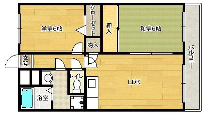 【間取り】 | 第2グリーンパーク歌島