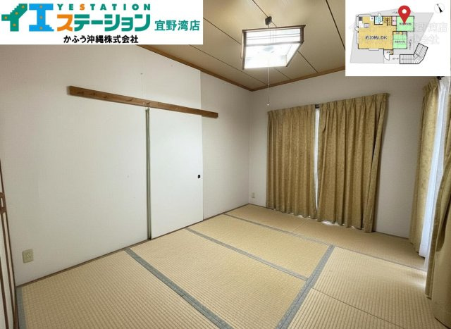 宇地泊2丁目　戸建ての和室|※画像はAI処理により家具を消去しています。
