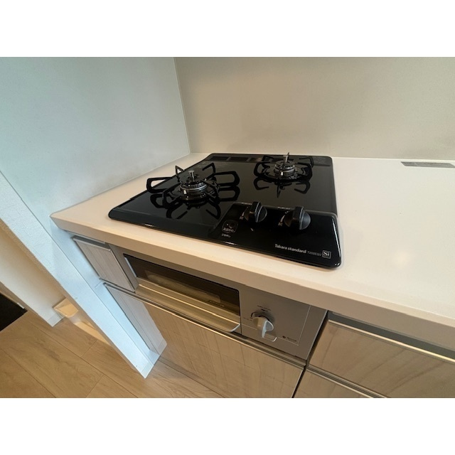 アドバンス名古屋ブランシュのキッチン|２口ガスコンロ