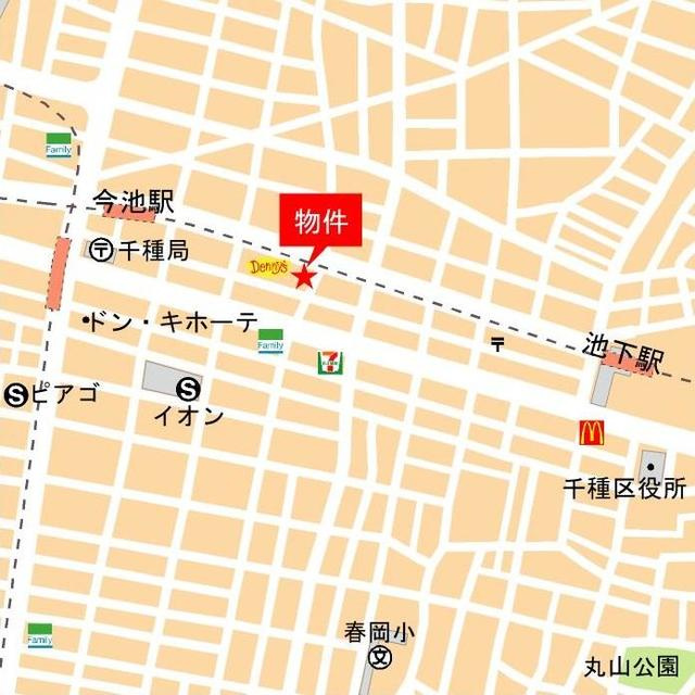 ルーエ今池の地図