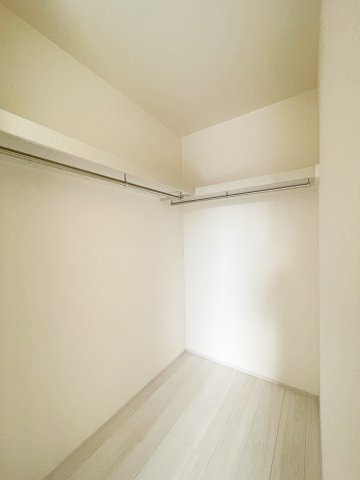 新築戸建・新築建売　福島市方木田字上原【長期優良住宅】吉井田小・福島一中の収納|ハンガーパイプもついているので干した洗濯物をそのままかけることができる！