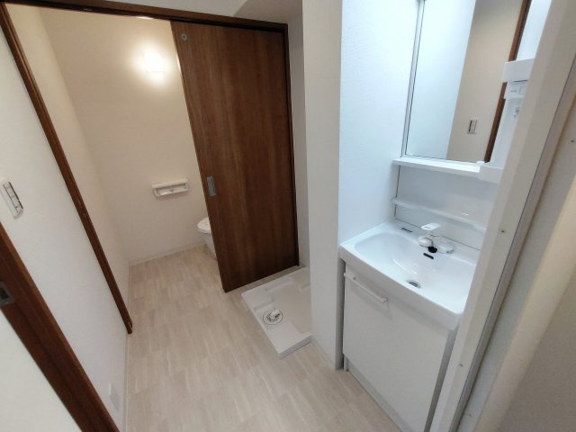 神ノ木植田マンションの洗面所