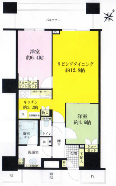 THE TOKYO TOWERS SEA　TOWERの間取り