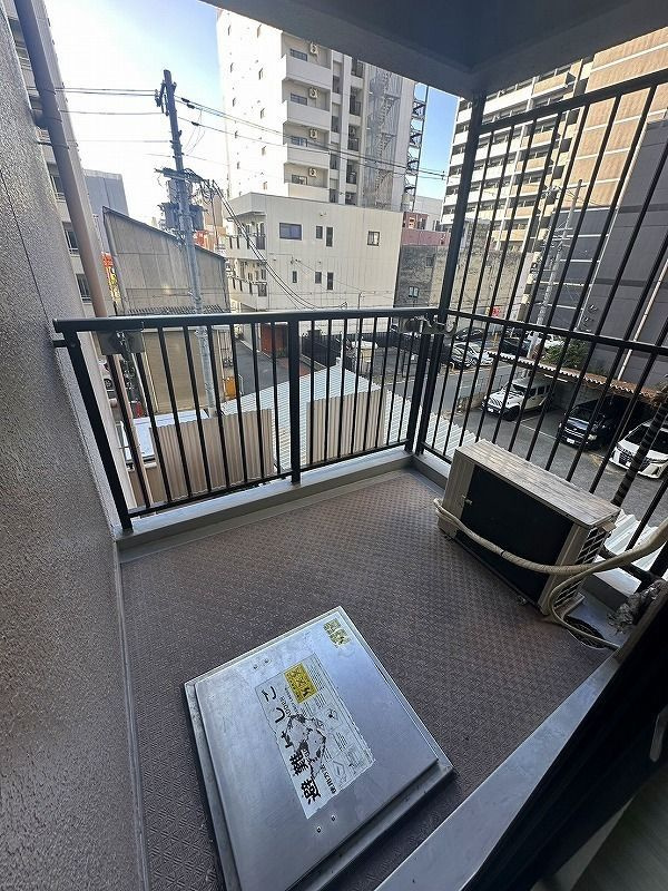 ユーロハイツ難波西のバルコニー