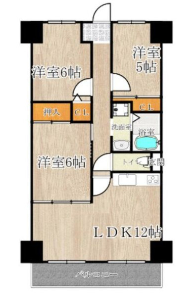 サンファースト京橋の間取り