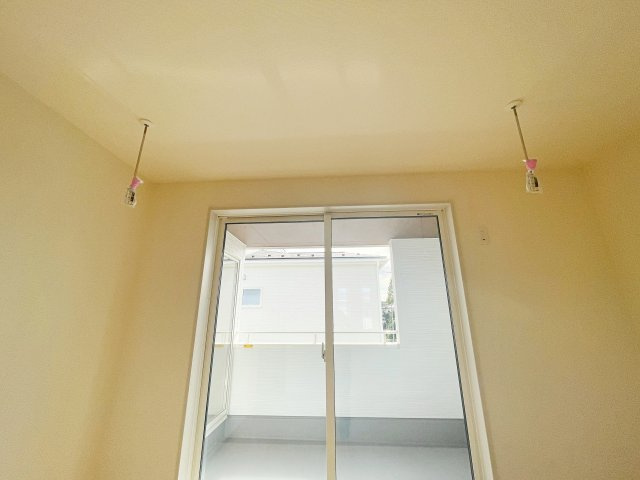 新築戸建・新築建売　福島市方木田字上原【長期優良住宅】吉井田小・福島一中の設備|室内干しもできるので花粉の時期など外で干したくない季節に便利！