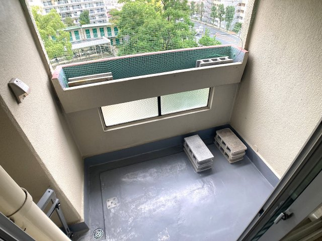 夢野ハイタウン1号棟のバルコニー|日当たり良好のバルコニー