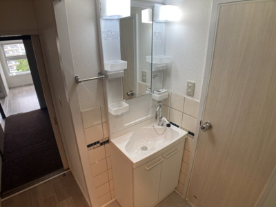 【洗面所】 | 夢野ハイタウン1号棟 | 独立した洗面台