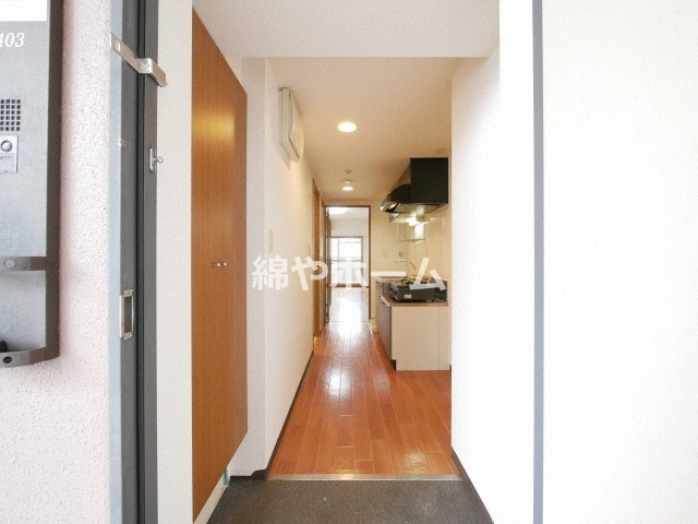 オリエンス夕陽丘の玄関|落ち着いた玄関です