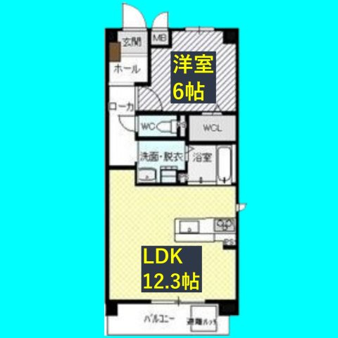 ソレアードⅥの間取り