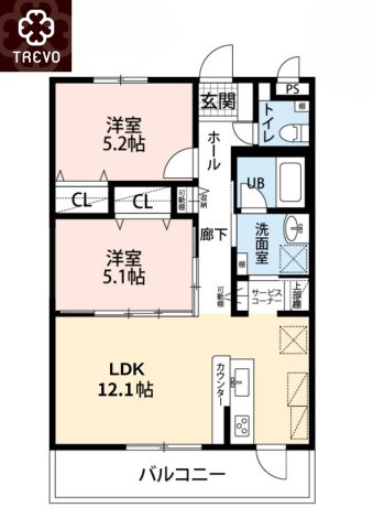 TREVO Noixの間取り