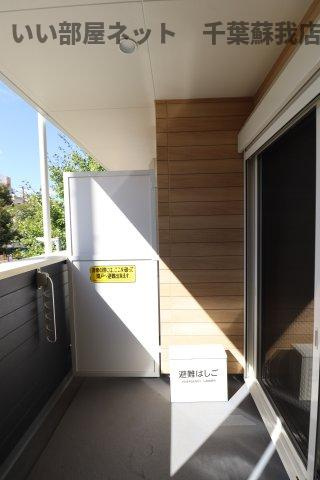 ミリアビタ長洲のバルコニー|外からの目が気にならないバルコニーで洗濯物が干せます