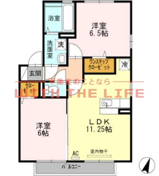 ヴァイセガルテン【10，000円キャッシュバック対象物件】の間取り