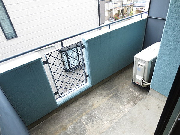笠原マンションのバルコニー